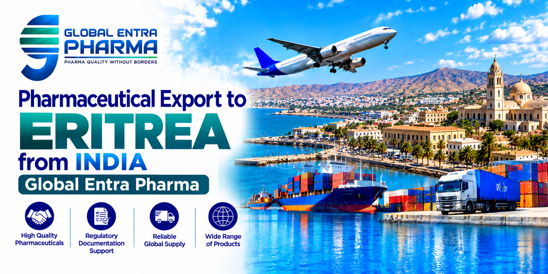 Pharmaceutical Export to Eritrea from India